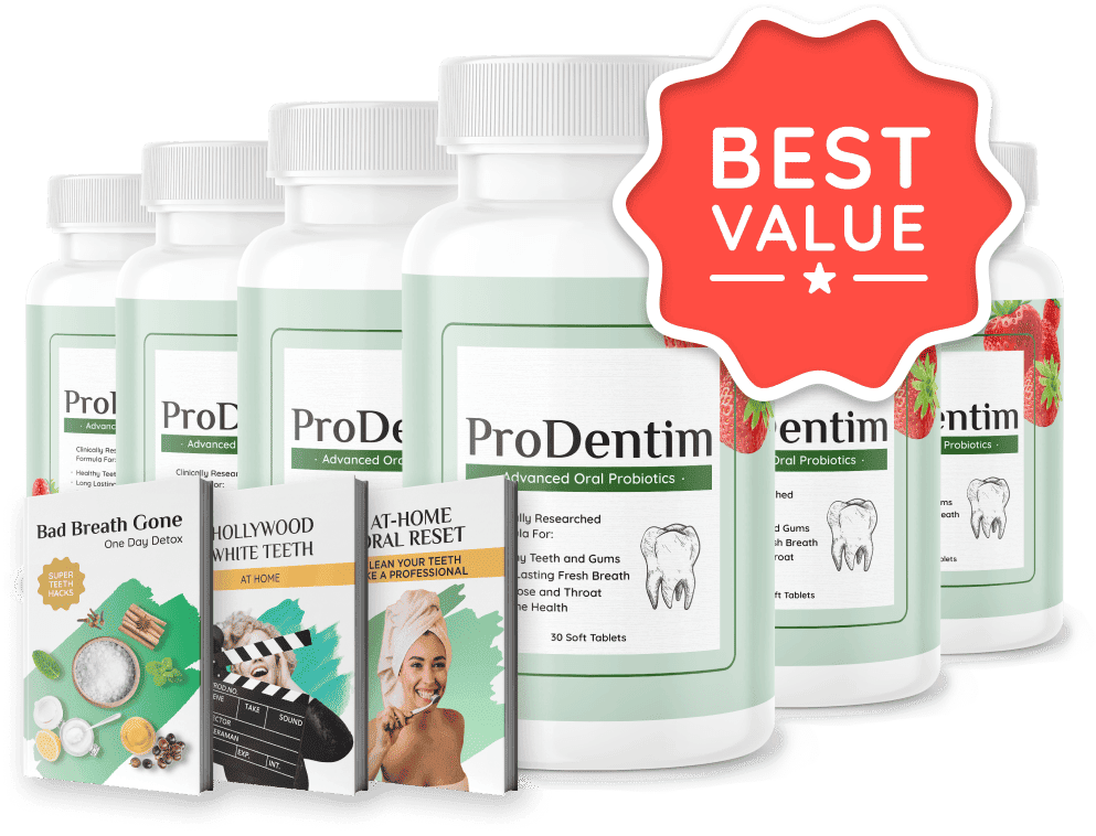ProDentim 6 Bottle Package Best Value