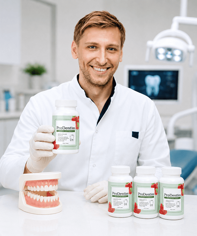 ProDentim soft chewable probiotic tablet bottle